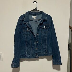 Liz Claiborne Dark Blue Jean Jacket